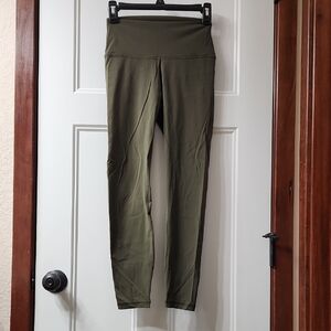 CRZ YOGA Dark Olive Leggings - S